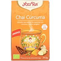 Yogi Tea Yogi Tea - Infusión Ayurvédica - Chai Curcuma - 17 Bolsitas 30 g